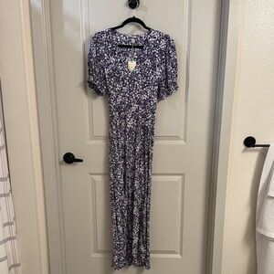 A New Day Navy Floral Maxi Dress